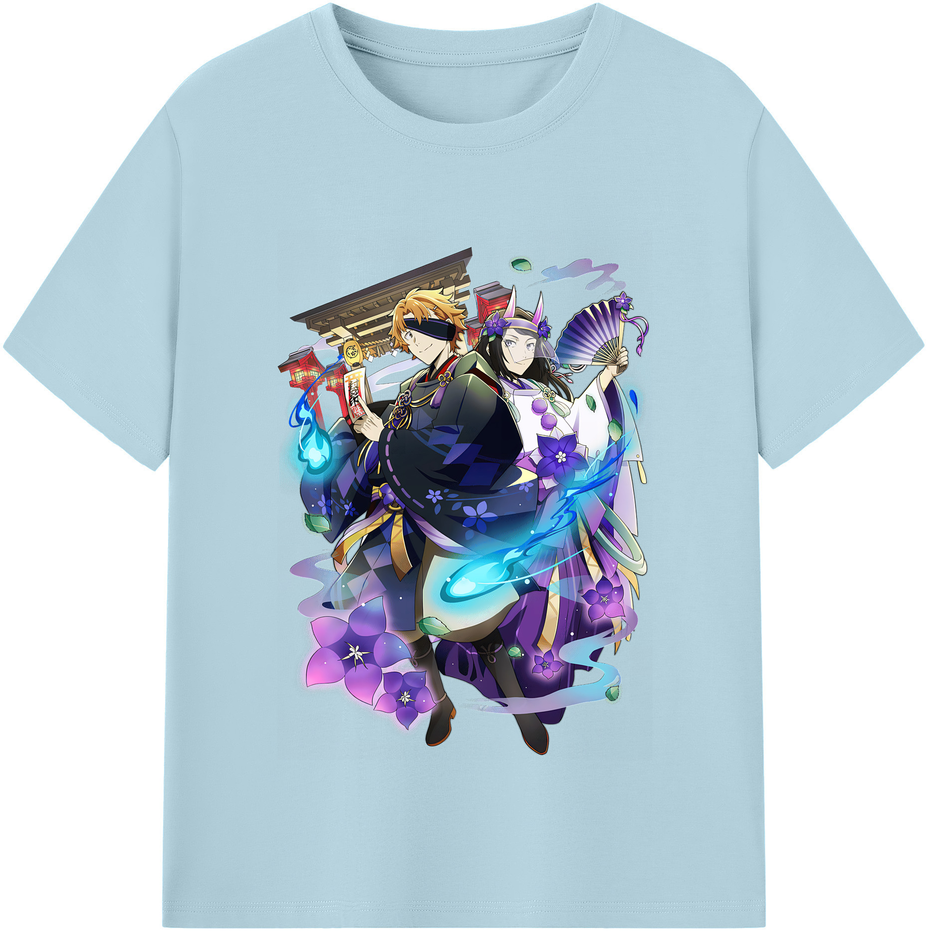 （画像用） 文豪ストレイドッグス Bungo Stray Dogs 綿100％半袖Tシャツ（フロントプリント）